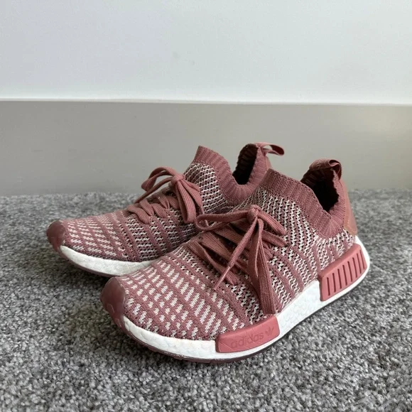 adidas Originals | Shoes | Adidas Womens Nmd R Ash Pink Primeknit Sneakers  Sz 65 | Poshmark